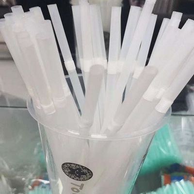 Flexible 6*200mm 100% Compostable Biodegradable FDA Certified ECO Friendly Drinking PLA Straw  