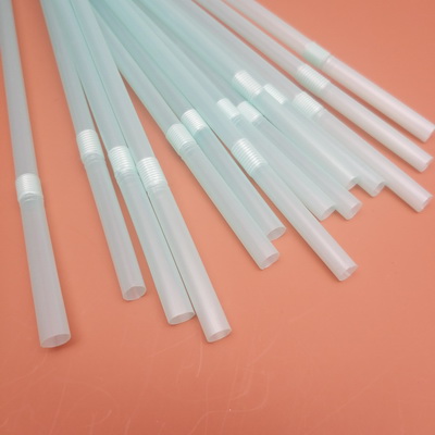 Flexible 6*200mm 100% Compostable Biodegradable FDA Certified ECO Friendly Drinking PLA Straw 